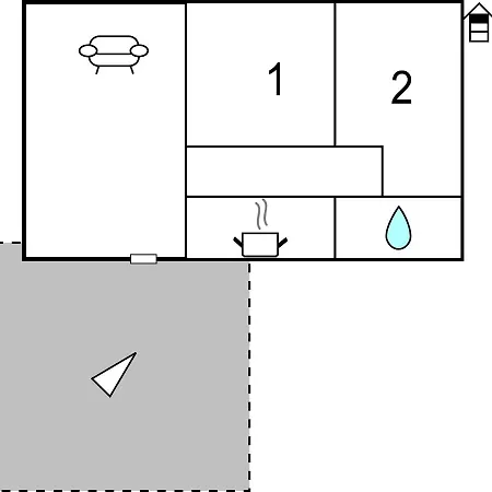 Apartment Two-bedroom In Jezera